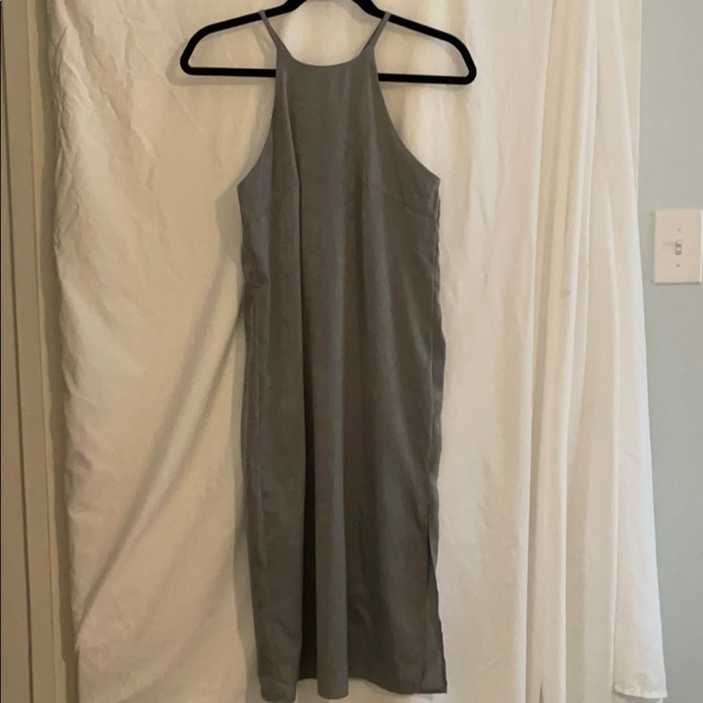 Mint green strapped dress